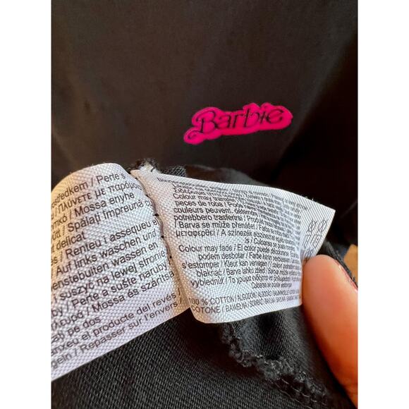Primark Men's Black Barbie Logo Tshirt - Picture 8 of 8